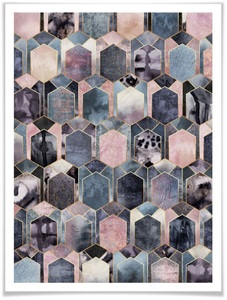 Wall-Art, Wall-Art Poster »Traum Rosé Gold«, Schriftzug, (1 St.), Wall-Art Poster »Traum Rosé Gold«, Schriftzug, (1 St.), Poster ohne Bilderrahmen