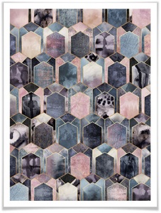 Wall-Art, Wall-Art Poster »Traum Rosé Gold«, Schriftzug, (1 St.), Wall-Art Poster »Traum Rosé Gold«, Schriftzug, (1 St.), Poster ohne Bilderrahmen