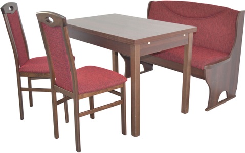 HOFMANN LIVING AND MORE, HOFMANN LIVING AND MORE Essgruppe »4tlg. Tischgruppe«, (Spar-Set, 4 tlg., 4tlg. Tischgruppe), Stühle montiert, HOFMANN LIVING AND MORE Essgruppe »4tlg. Tischgruppe«, (Spar-Set, 4 tlg., 4tlg. Tischgruppe), Stühle montiert