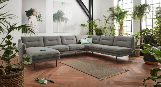 ANDAS, andas Wohnlandschaft »Nordfyn«, edles Design in 3 Bezugsqualitäten, Design by Morten Georgsen, andas Wohnlandschaft »Nordfyn U-Form«, edles Design in 3 Bezugsqualitäten, Design by Morten Georgsen