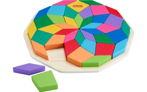 Fisher Price, Mandalapuzzle aus Holz, Fisher-Price® Puzzle »Mandala«, (40 tlg.)