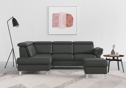 sit&more Ecksofa, inklusive Kopfteilverstellung und Federkern