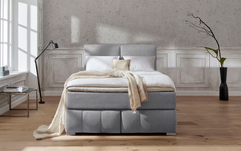 Guido Maria Kretschmer Home&Living Boxspringbett »Wehma«, inkl. Topper in 3 verschiedenen Matratzen, auch in Samtstoff
