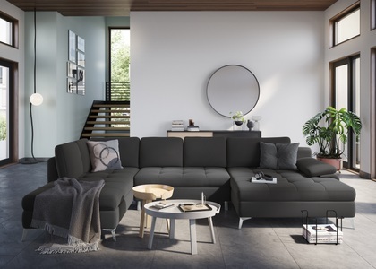 sit&more Wohnlandschaft, mit Mega-Recamiere, wahlweise mit Bettfunktion und Bettkasten