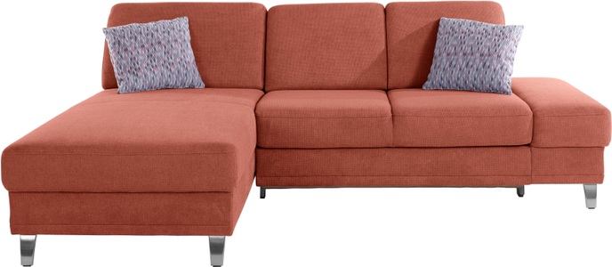 sit&more Ecksofa »Clio V«, wahlweise mit Bettfunktion oder Vorziehsitz und Bettkasten, Inklusive Federkern