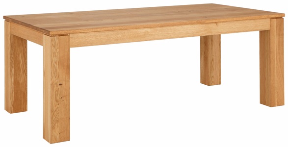 PREMIUM COLLECTION BY HOME AFFAIRE, Premium collection by Home affaire Esstisch »Bremen«, aus rustikaler Eiche, wahlweise mit Auszugsfunktion, Home affaire Esstisch »Bremen«, aus rustikaler Eiche, wahlweise mit Auszugsfunktion