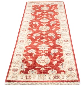 MorgenLand, morgenland Wollteppich »Ziegler Teppich handgeknüpft rot«, rechteckig, 6 mm Höhe, 