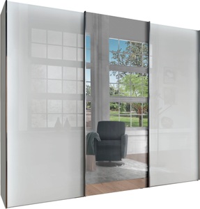Wiemann, WIEMANN Schwebetürenschrank »Monaco«, hochwertige Glas- und Spiegelfront, WIEMANN Schwebetürenschrank »Monaco«, hochwertige Glas- und Spiegelfront