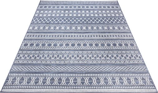 Freundin home collection, freundin Home Collection Designteppich »Khawa«, rechteckig, 4 mm Höhe, Flachgewebe In und Outdoor geeignet, Makramee Optik, Balkon, Terrasse, Garten, Wohnzimmer, Robust, Pflegeleicht, freundin Home Collection Designteppich »Khawa«, rechteckig, 4 mm Höhe, Flachgewebe Makramee Optik, Robust, Pflegeleicht