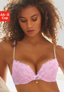 Lascana, LASCANA Push-up-BH, mit einzigartigen Perlen-Details, sexy Dessous, LASCANA Push-up-BH, mit einzigartigen Kunstperlen-Details, sexy Dessous