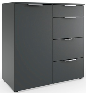 Fresh To Go Kombikommode »Level«, 1-türig, mit 4 Schubladen und soft-close Funktion, 84cm breit
