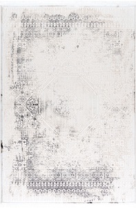 Sehrazat, Sehrazat Teppich »Diamond 7840«, rechteckig, Sehrazat Teppich »Diamond 7840«, rechteckig, 6 mm Höhe, Vintage Design,Kurzflor,mit weichem Glanz Garn,mit Fransen