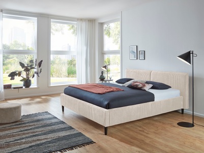 ATLANTIC home collection Polsterbett »Ally«, mit Cordbezug und hoher Belastbarkeit