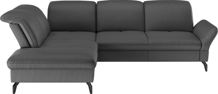SIT&MORE, sit&more Ecksofa, Wahlweise mit Bett-, Kopfteil - und Armlehnfunktion, sowie Stauraum, sit&more Ecksofa »Leandro L-Form«, Wahlweise mit Bett-, Kopfteil - und Armlehnfunktion, sowie Stauraum