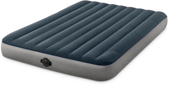 InnovaGoods, InnovaGoods - Intex selbstaufblasende Matratze (99 x 191 x 25 cm) - Grau, Intex Luftbett »DURA-BEAM® Standard Series Single-High Airbed«, (2 tlg.)