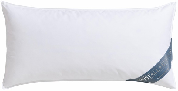 Haeussling, Haeussling Federkopfkissen »Kristall Edition«, Füllung: 85% Federn, 15% Daunen, Bezug: 100% Baumwolle, (1 St.), Haeussling Federkopfkissen »Kristall Edition«, Füllung: 85% Federn, 15% Daunen, Bezug: 100% Baumwolle, (1 St.)