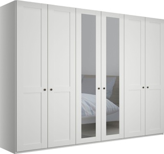 Wiemann, WIEMANN Drehtürenschrank »Göteborg«, inkl. Spiegel und Türendämpfung, WIEMANN Drehtürenschrank »Göteborg, mit 95° Öffnungswinkel, Made in Germany«, inkl. Spiegel und Türendämpfung, moderner Landhausstil