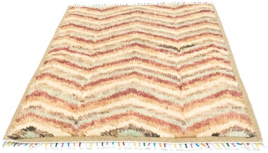 MorgenLand, morgenland Wollteppich »Berber Teppich handgeknüpft mehrfarbig«, rechteckig, 18 mm Höhe, handgeknüpft, morgenland Wollteppich »Berber Teppich handgeknüpft mehrfarbig«, rechteckig, 18 mm Höhe, handgeknüpft