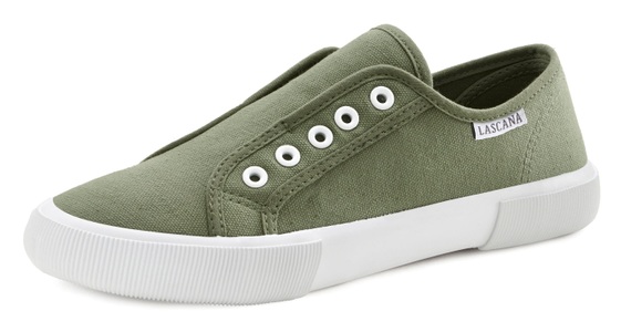 Lascana, LASCANA Sneaker, LASCANA Sneaker »Slip-On-Sneaker«, Slipper, Halbschuh, bequem zum Reinschlüpfen