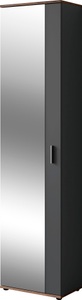 byLIVING, byLIVING Garderobenschrank »Jakob«, mit grossem Spiegel, Breite 49 cm, 