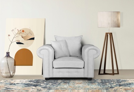 HOME AFFAIRE, Home affaire Sessel »San Pedro«, Knopfheftung vorn, lose Kissen, Home affaire Sessel »San Pedro«, Knopfheftung vorn, lose Kissen