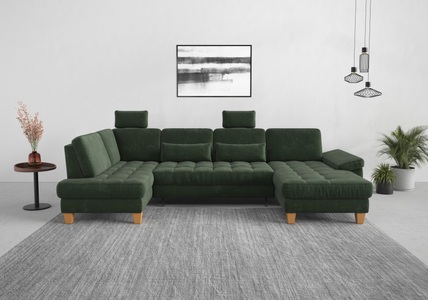 sit&more Wohnlandschaft, wahlweise mit Bettfunktion, Bettkasten, Sitztiefenverstellung