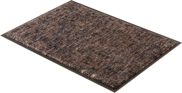 Schöner Wohnen Kollektion, Fussmatte, »Miami 003«, SCHÖNER WOHNEN-KOLLEKTION, rechteckig, Höhe 7 mm, maschinell getuftet, Schöner Wohnen Teppi Fussmatte , Miami 1688/68 , Anthrazit, Taupe , Textil , Abstraktes , 67 cm , rutschfest, schmutzabweisend , 001250044915