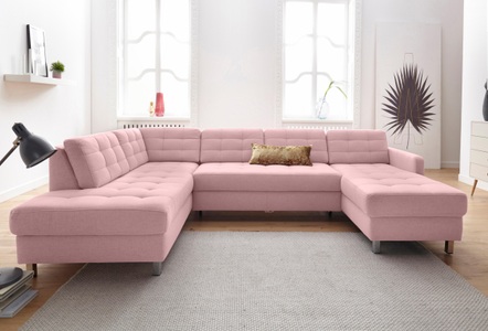SIT&MORE, sit&more Wohnlandschaft, sit&more Wohnlandschaft »Picasso U-Form« wahlweise mit Bettfunktion und Bettkasten