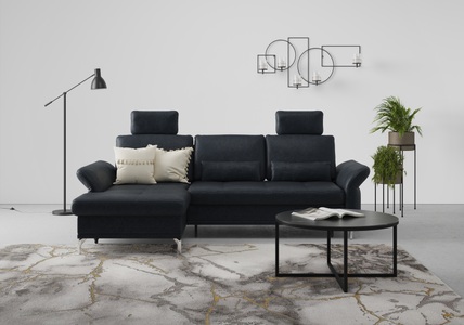 INOSIGN, INOSIGN Ecksofa »Palm Beach«, Federkern, mit Sitztiefenverstellung, wahlweise mit Bettfunktion, Bettkasten und Armteilverstellung, INOSIGN Ecksofa »Palm Beach L-Form«, Federkern, mit Sitztiefenverstellung, wahlweise mit Bettfunktion