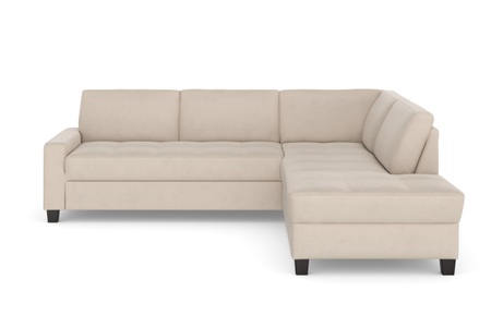 DOMO collection, DOMO collection Ecksofa »Florentina«, wahlweise mit Bettfunktion, DOMO collection Ecksofa »Florentina L-Form«, wahlweise mit Bettfunktion, mit Kontrastnaht