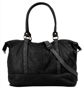 SAMANTHA LOOK, Samantha Look Reisetasche, echt Leder, Made in Italy, Samantha Look Reisetasche, echt Leder, Made in Italy