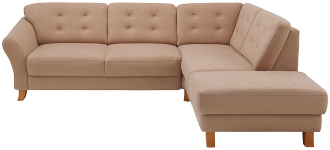 HOME AFFAIRE, Home affaire Ecksofa »Trondheim«, mit Federkern, Home affaire Ecksofa »Trondheim L-Form«, mit Federkern