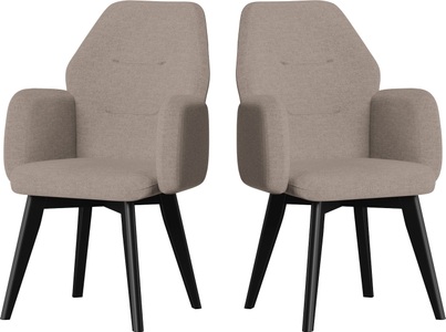 PREMIUM COLLECTION BY HOME AFFAIRE, Premium collection by Home affaire Armlehnstuhl »Madison«, 1 St., Strukturstoff-Struktur fein, Mit verschiedenen Gestellen erhältlich, 