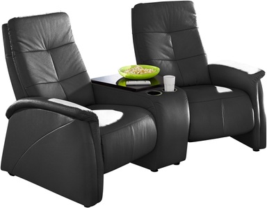 exxpo - sofa fashion, exxpo - sofa fashion 2-Sitzer, mit Relaxfunktion, integrierter Tischablage und Stauraumfach, exxpo - sofa fashion 2-Sitzer »Tivoli, Kinosofa, bequem«, mit Relaxfunktion, integrierter Tischablage und Stauraumfach