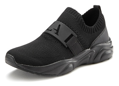 LASCANA ACTIVE, LASCANA ACTIVE Slip-On Sneaker, mit dekorativem Band und Chunky Sohle vegan, LASCANA ACTIVE Sneaker, Halbschuh, Freizeitschuh, Slipper, Chunky Sohle VEGAN