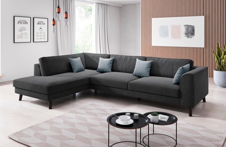 INOSIGN, INOSIGN Ecksofa »Laurentia«, mit 4 Zierkissen, Ottomane links oder rechts bestellbar, INOSIGN Ecksofa »Laurentia, L-Form«, mit 4 Zierkissen, Ottomane links oder rechts bestellbar