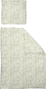 Adam Bettwäsche »Leinenbettwäsche Scribble«, (2 tlg.), nachhaltig aus Bio-Baumwolle