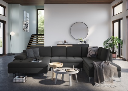 sit&more Wohnlandschaft, mit Mega-Recamiere, wahlweise mit Bettfunktion und Bettkasten
