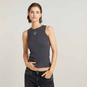 G-Star Raw, G-Star RAW Shirttop »Racerback ribbed slim tank top wmn«, G-STAR Shirttop »Racerback ribbed slim tank top wmn«