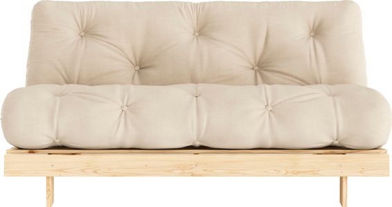 Karup Design Schlafsofa »Roots 160«, (2 St.), Mit Holzstruktur, inkl. Futonmatratze, Liegefläche 160x200 cm