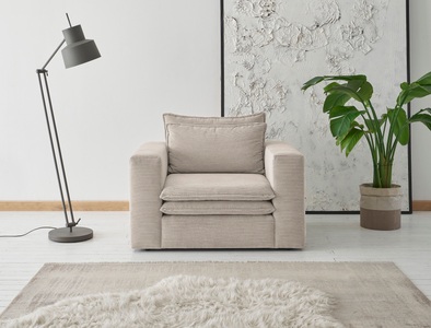 Places of Style Sessel »PIAGGE«, Hochwertiger Cord- passend zur Serie PIAGGE