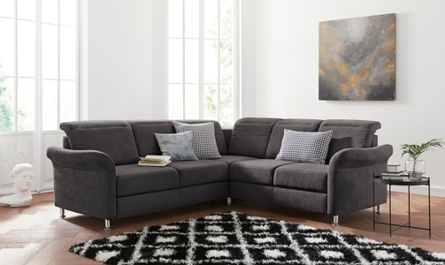 sit&more Ecksofa, inklusive Federkern, wahlweise mit Kopfteilverstellung, Bettfunktion und Schubladenstauraum
