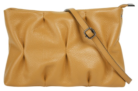 CLUTY, Cluty Umhängetasche, (1 tlg.), Cluty Umhängetasche, echt Leder, Made in Italy