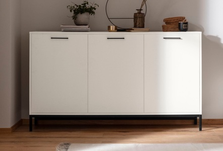 GOODproduct, GOODproduct Kommode »Maara«, Breite 140,5 cm, 6 Einlegeböden, 