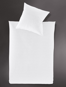 Irisette, 2-teilige Bettwäsche-Garnitur aus Jersey Irisette weiss, Irisette Bettwäsche »Lumen 8129«, hochwertig und traumhaft weich