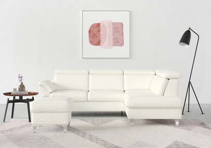 sit&more Ecksofa, inklusive Kopfteilverstellung und Federkern