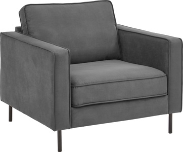 ATLANTIC HOME COLLECTION, ATLANTIC home collection Sessel, Sessel im skandinavischem Stil, ATLANTIC home collection Sessel »Weston«, im skandinavischem Stil, mit Wellenunterfederung