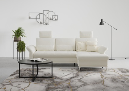 INOSIGN, INOSIGN Ecksofa »Palm Beach«, Federkern, mit Sitztiefenverstellung, wahlweise mit Bettfunktion, Bettkasten und Armteilverstellung, INOSIGN Ecksofa »Palm Beach L-Form«, Federkern, mit Sitztiefenverstellung, wahlweise mit Bettfunktion