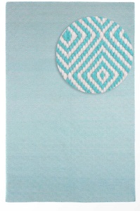 MorgenLand, morgenland Outdoorteppich »Läufer In- & Outdoor - Alef - türkis«, rechteckig, 6 mm Höhe, In und Outdoor geeignet, morgenland Outdoorteppich »Läufer In- & Outdoor - Alef - türkis«, rechteckig, 6 mm Höhe, In und Outdoor geeignet