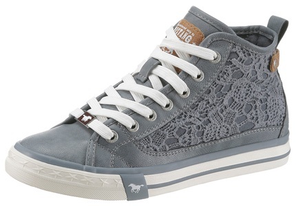 MUSTANG SHOES, Mustang Shoes Sneaker, mit feinen Häkelapplikationen, 